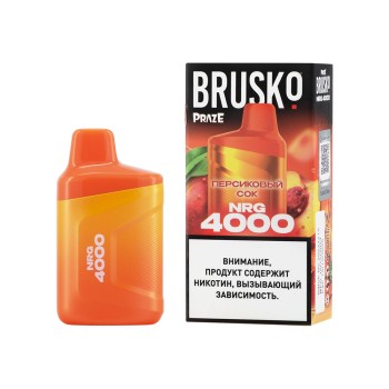 Brusko NRG 4000 Персиковый Сок