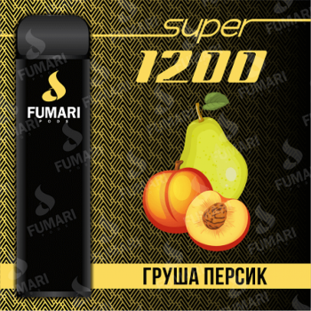 Fumari Pods SUPER Груша-Персик (1200 затяжек)
