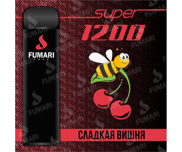 Fumari Pods SUPER Сладкая Вишня (1200 затяжек)