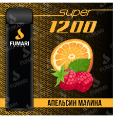 Fumari Pods SUPER Апельсин-Малина (1200 затяжек)