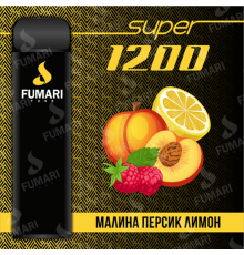 Fumari Pods SUPER Малина-Персик-Лимон (1200 затяжек)