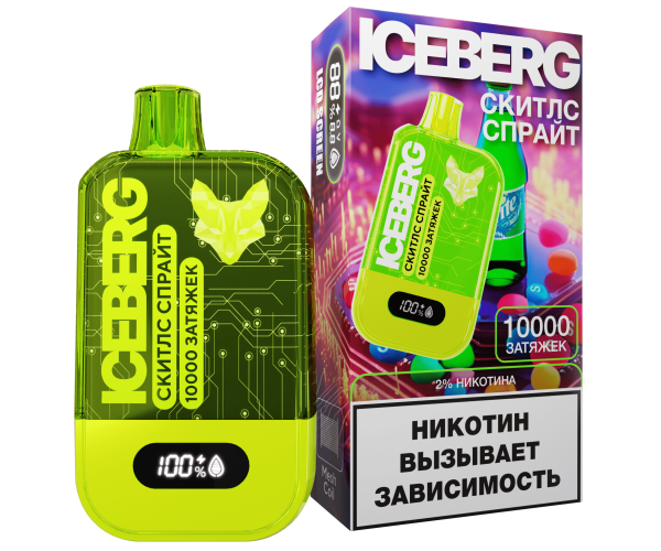ICEBERG XXL 10000 Скиттлс, Спрайт