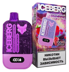 ICEBERG XXL 10000 Кислый Клубничный Мармелад