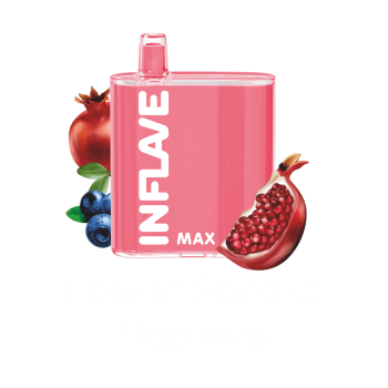 INFLAVE MAX Гранат, Яблоко, Черника (4000 затяжек)