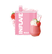 INFLAVE MAX Клубничный Милкшейк (4000 затяжек)