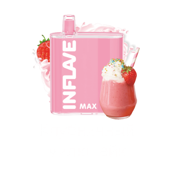 INFLAVE MAX Клубничный Милкшейк (4000 затяжек)