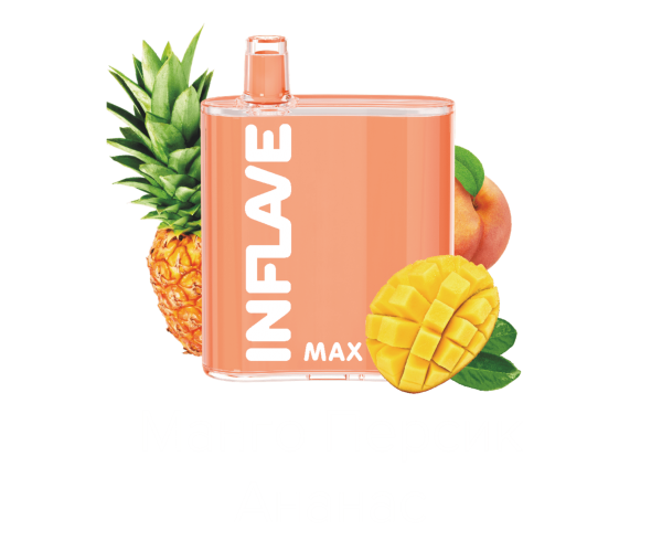 INFLAVE MAX Манго, Персик, Ананас (4000 затяжек)