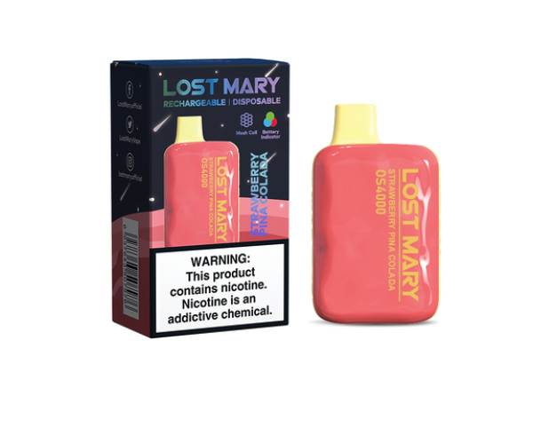 Lost Mary OS4000 Strawberry Pina Colada (Клубника, Пина-Колада)