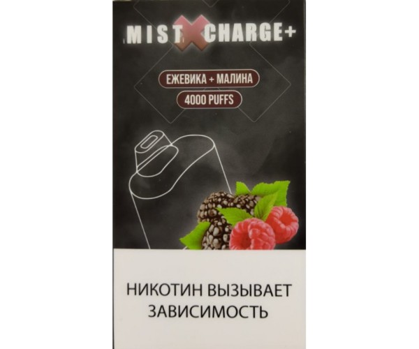 Mist X Charge+ Ежевика+Малина (4000 затяжек)