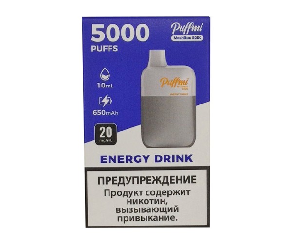 Puffmi DX5000 MeshBox Energy Drink (Энергетик)