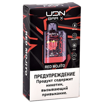 UDN BAR X III 7000 Красный Мохито