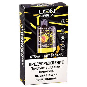 UDN BAR X III 7000 Клубника, Банан