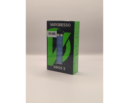 Многоразовое устройство Vaporesso XROS 3 Ice Blue VRR-0089L