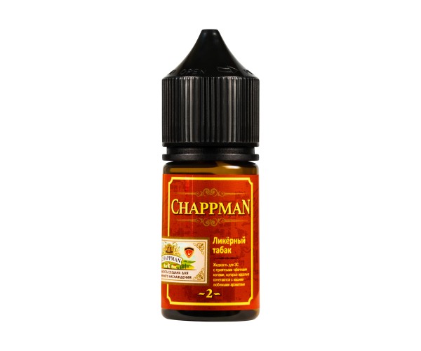 Жидкость Chappman Salt Ликерный Табак 30 мл