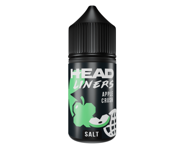 Жидкость HEADLINERS Salt Apple Crush (Зеленое Яблоко) 0% (без никотина) 30 мл