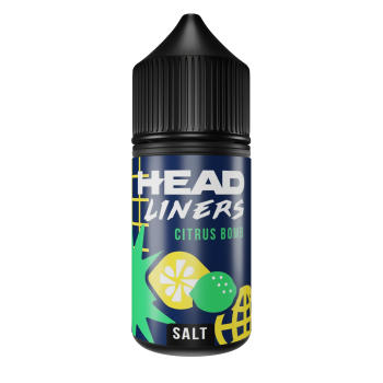 Жидкость HEADLINERS Salt Citrus Bomb (Лимон, Лайм) 0% (без никотина) 30 мл